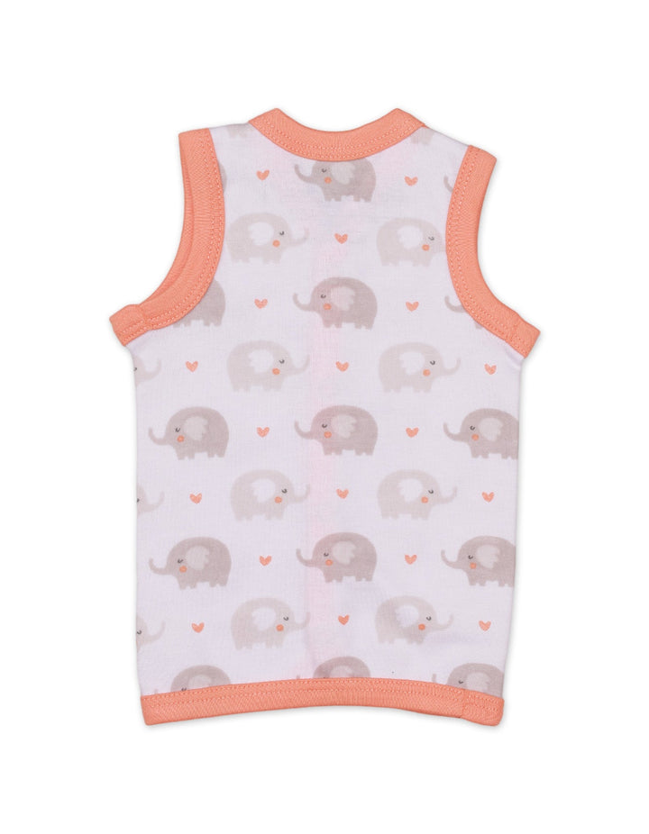 Zubaida's Vests with Elephant Theme Unisex- Pack of 3 - Zubaidas Official™