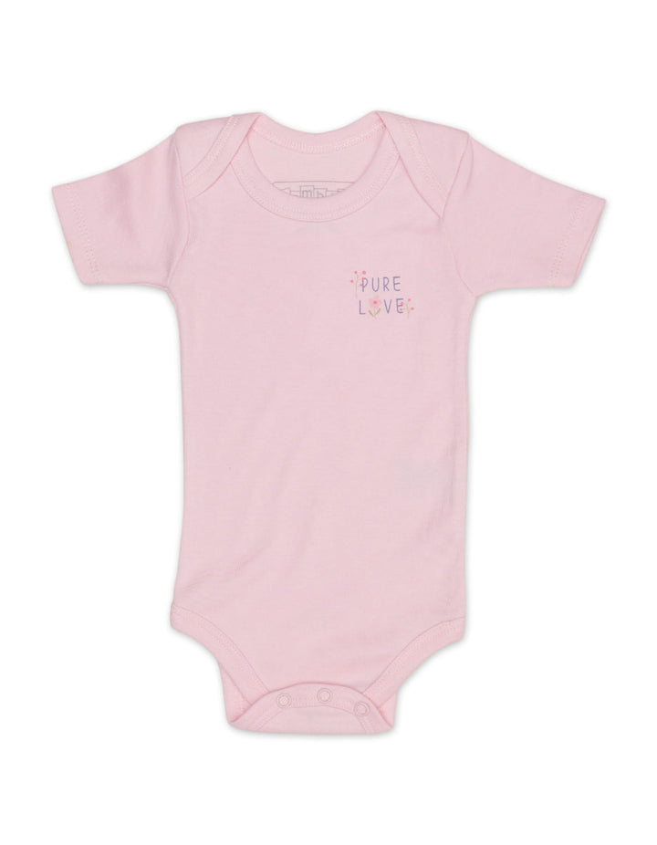 Zubaida's Body Suits Pack of 3 - Pink Floral Theme - Zubaidas Official™