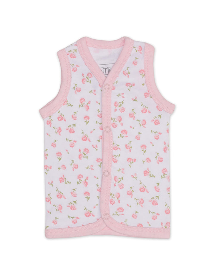 Zubaida's Vest Pack of 3 - Pink Floral Theme - Zubaidas Official™