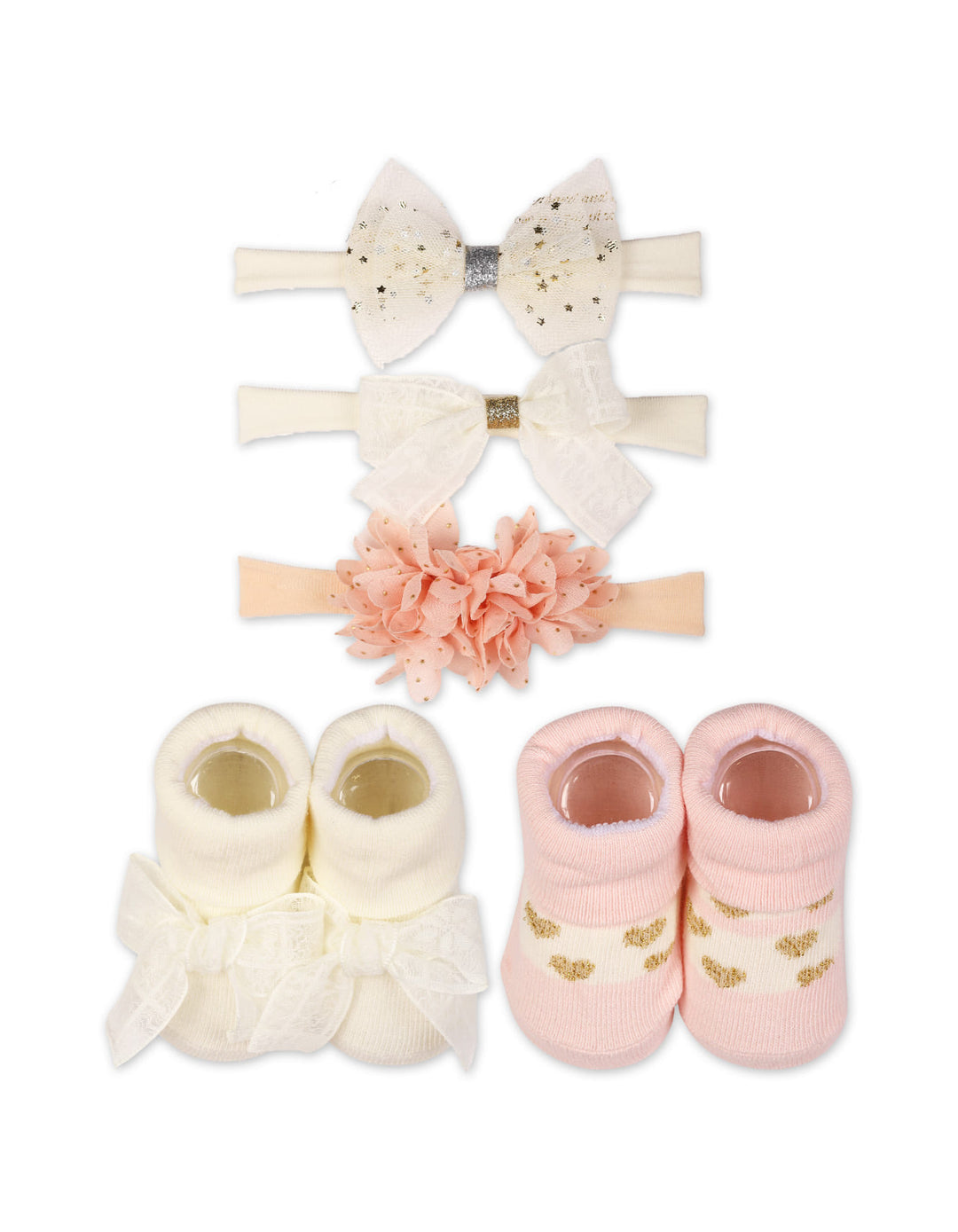 Zubaida's Adorable 3 Pcs Headbands and 2 Pairs Socks Coordinated Set - Zubaidas Official™