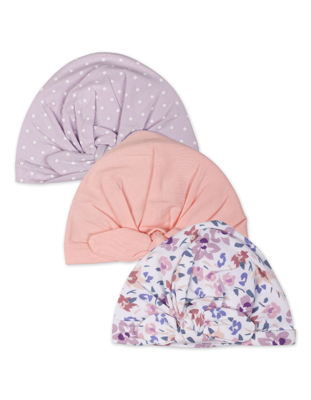 Zubaida's Adorable, Soft & Gentle 3 Pcs Knotted Cap - Zubaidas Official™