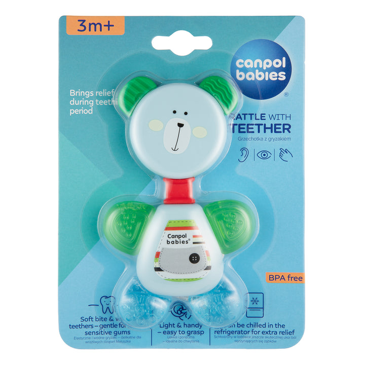 Zubaida's Canpol Babies Rattle with Water Teether BEAR - 56/139 - Zubaidas Official™