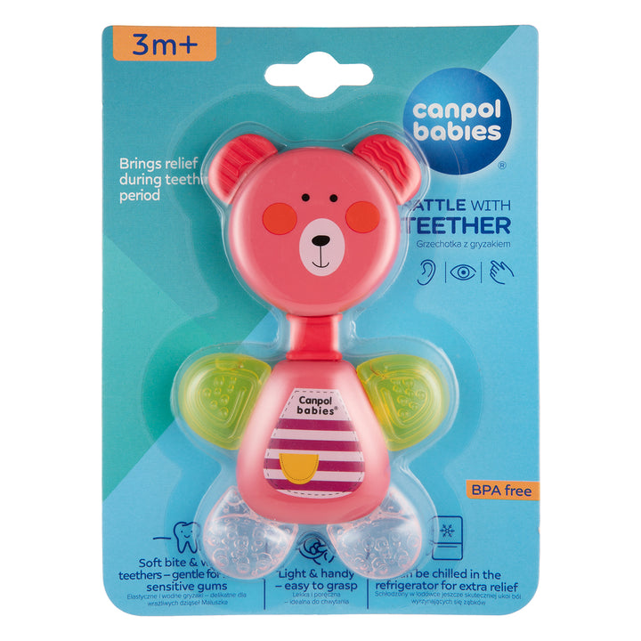 Zubaida's Canpol Babies Rattle with Water Teether BEAR - 56/139 - Zubaidas Official™