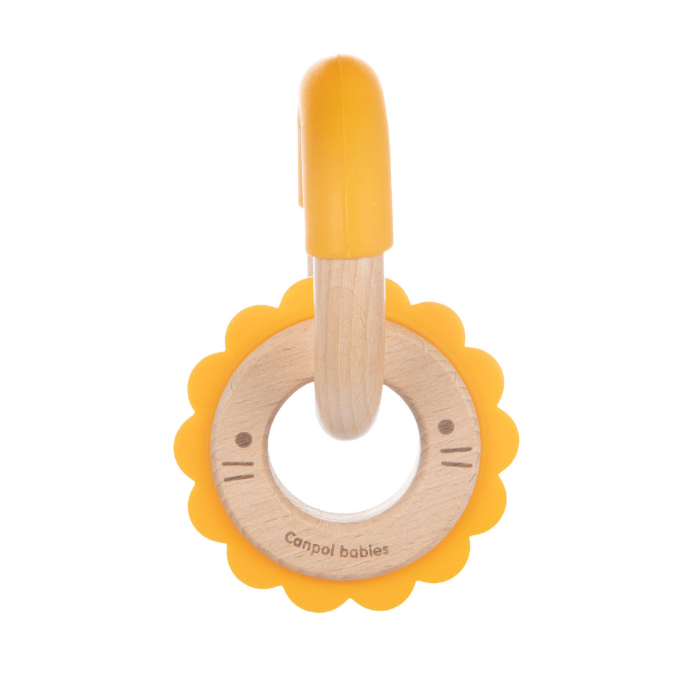 Zubaida's Canpol babies Wooden-Silicone Teether LION - 80/300 - Zubaidas Official™