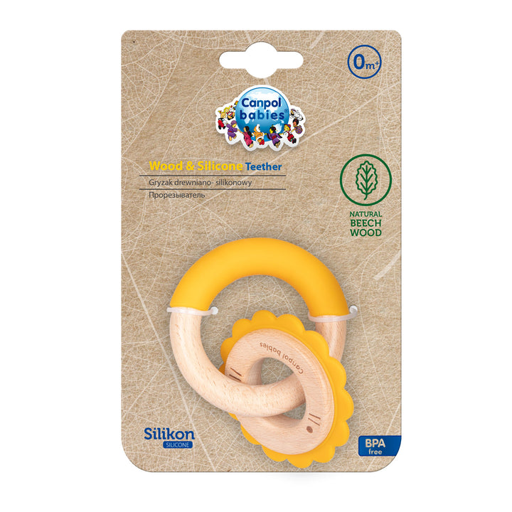 Zubaida's Canpol babies Wooden-Silicone Teether LION - 80/300 - Zubaidas Official™