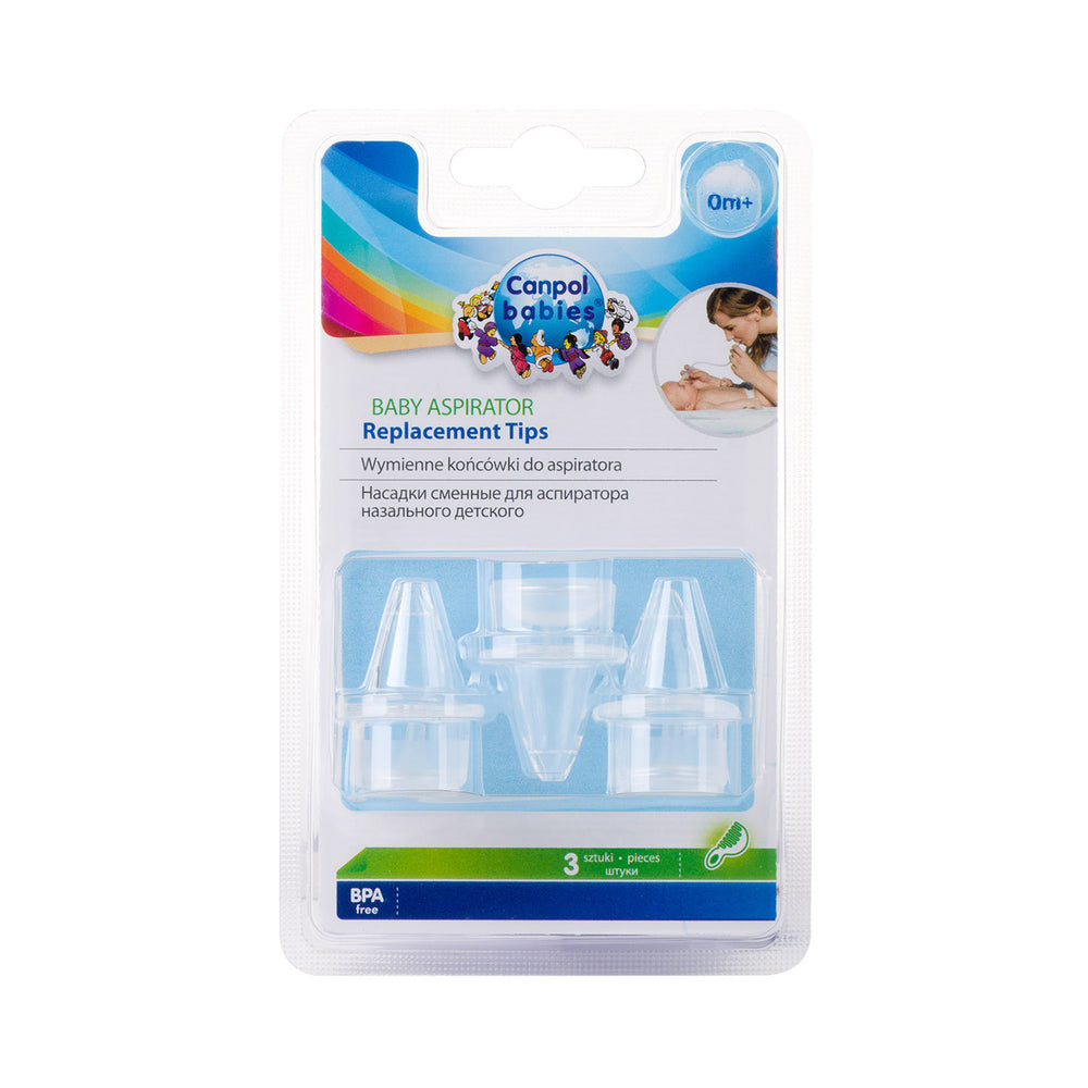 Zubaida's Canpol Babies Baby Nasal Aspirator Replacement Tips 3pcs - 5/118 - Zubaidas Official™