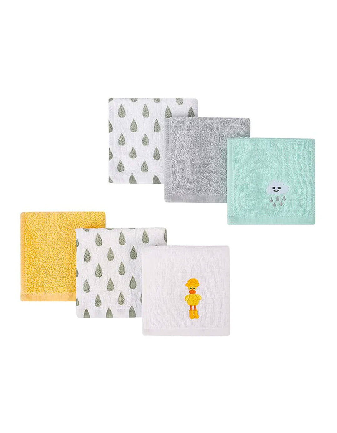 Zubaida's Soft & Absorbent 6 Pcs Terry Wash Cloths - Zubaidas Official™