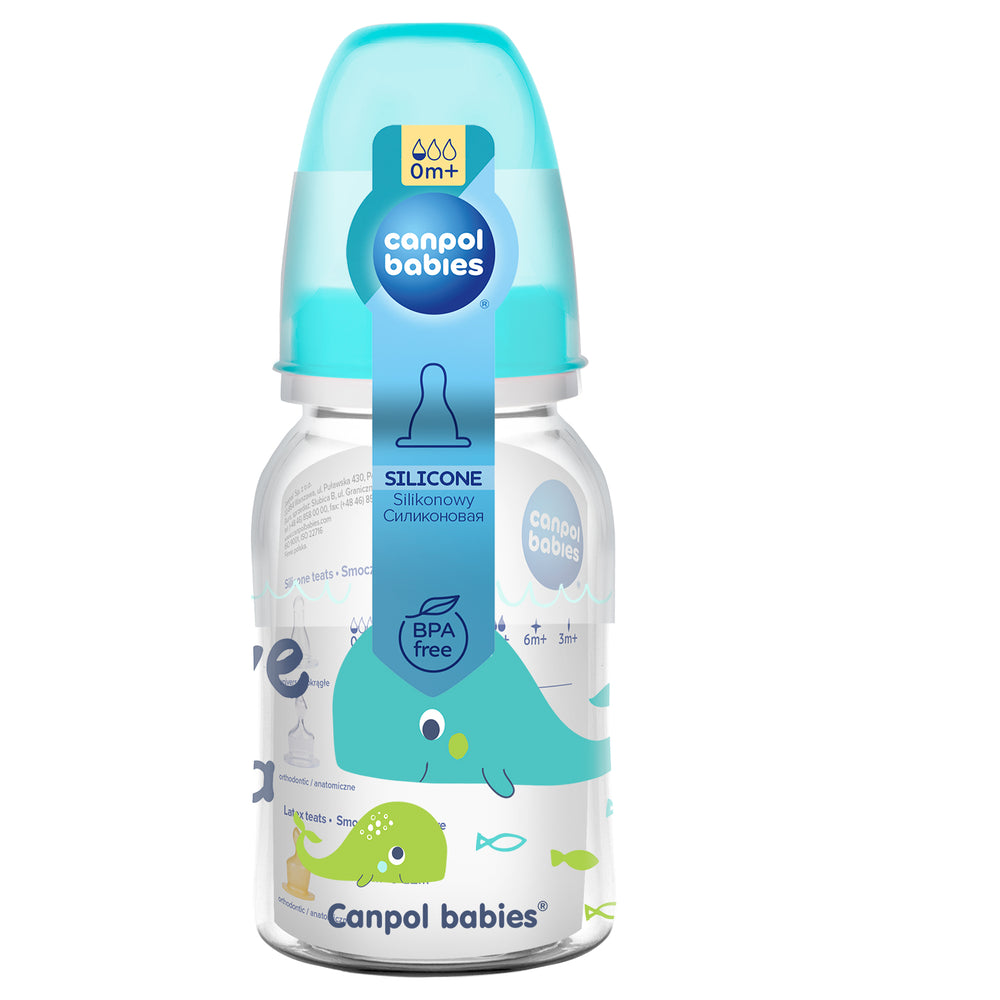 Zubaida's Canpol babies Narrow Neck Bottle 120ml LOVE & SEA - 59/300 - Zubaidas Official™