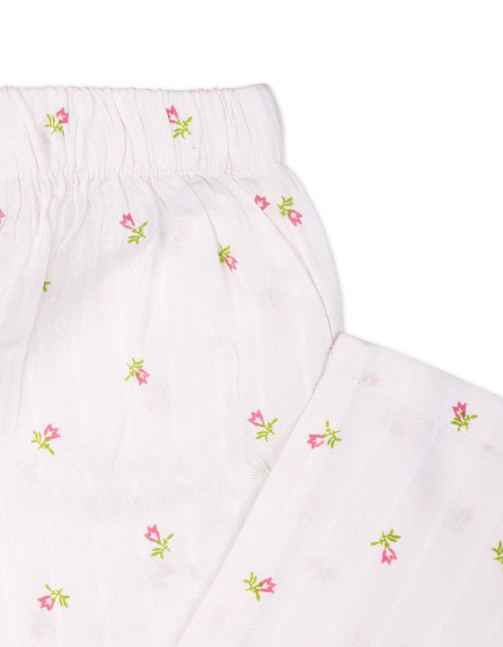 Zubaida's Sleeveless "Rosy Reverie" Co-Ord Set - Zubaidas Official™