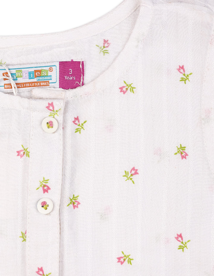 Zubaida's Sleeveless "Rosy Reverie" Co-Ord Set - Zubaidas Official™