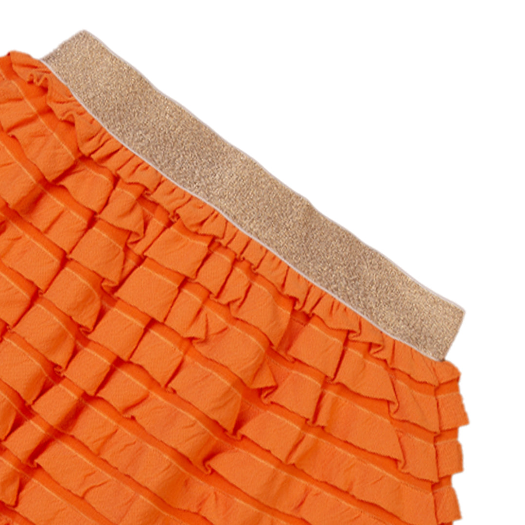 Zubaida's Orange Ruffle Skirt - Zubaidas Official™