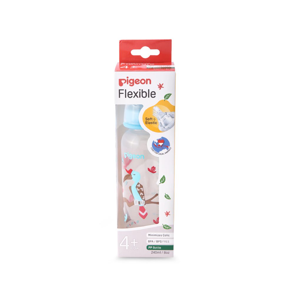 Zubaida's Pigeon Flexible Feeder PP RP 240ml Hornbill - A79407 - Zubaidas Official™