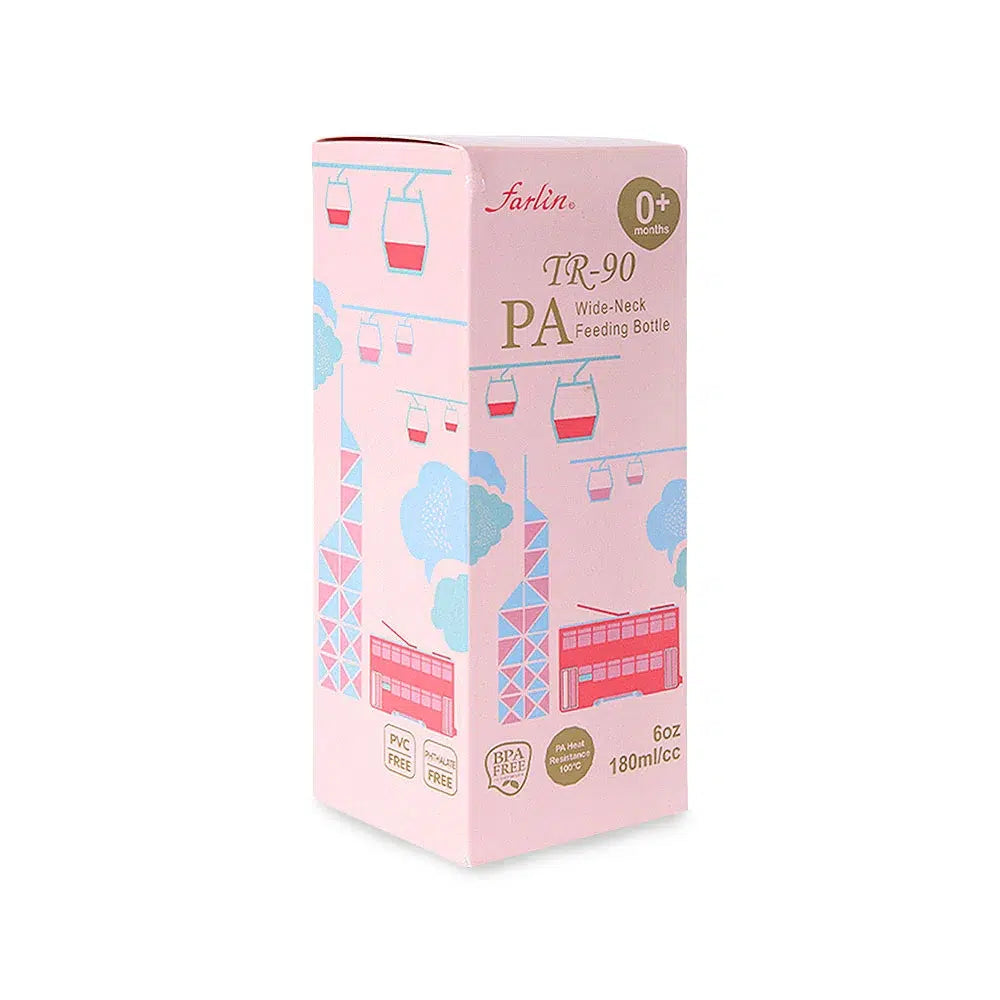 Zubaida's Farlin PA Feeding Bottle 180Ml-HK Pink - AB-A2001-01 - Zubaidas Official™