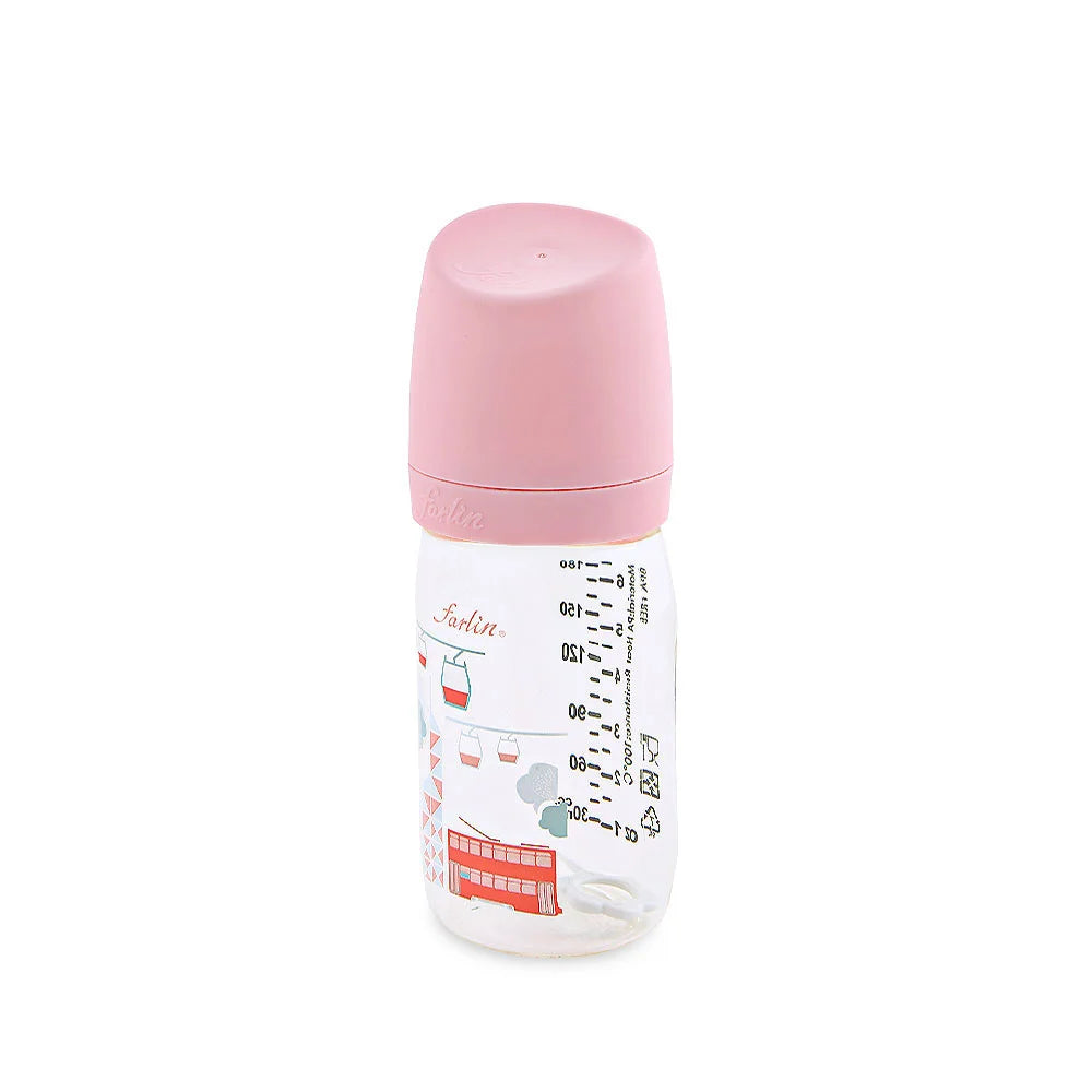 Zubaida's Farlin PA Feeding Bottle 180Ml-HK Pink - AB-A2001-01 - Zubaidas Official™