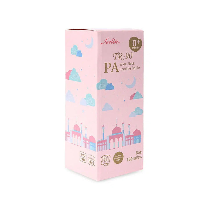 Zubaida's Farlin PA Feeding Bottle 180Ml-YE Pink - AB-A2001-02 - Zubaidas Official™