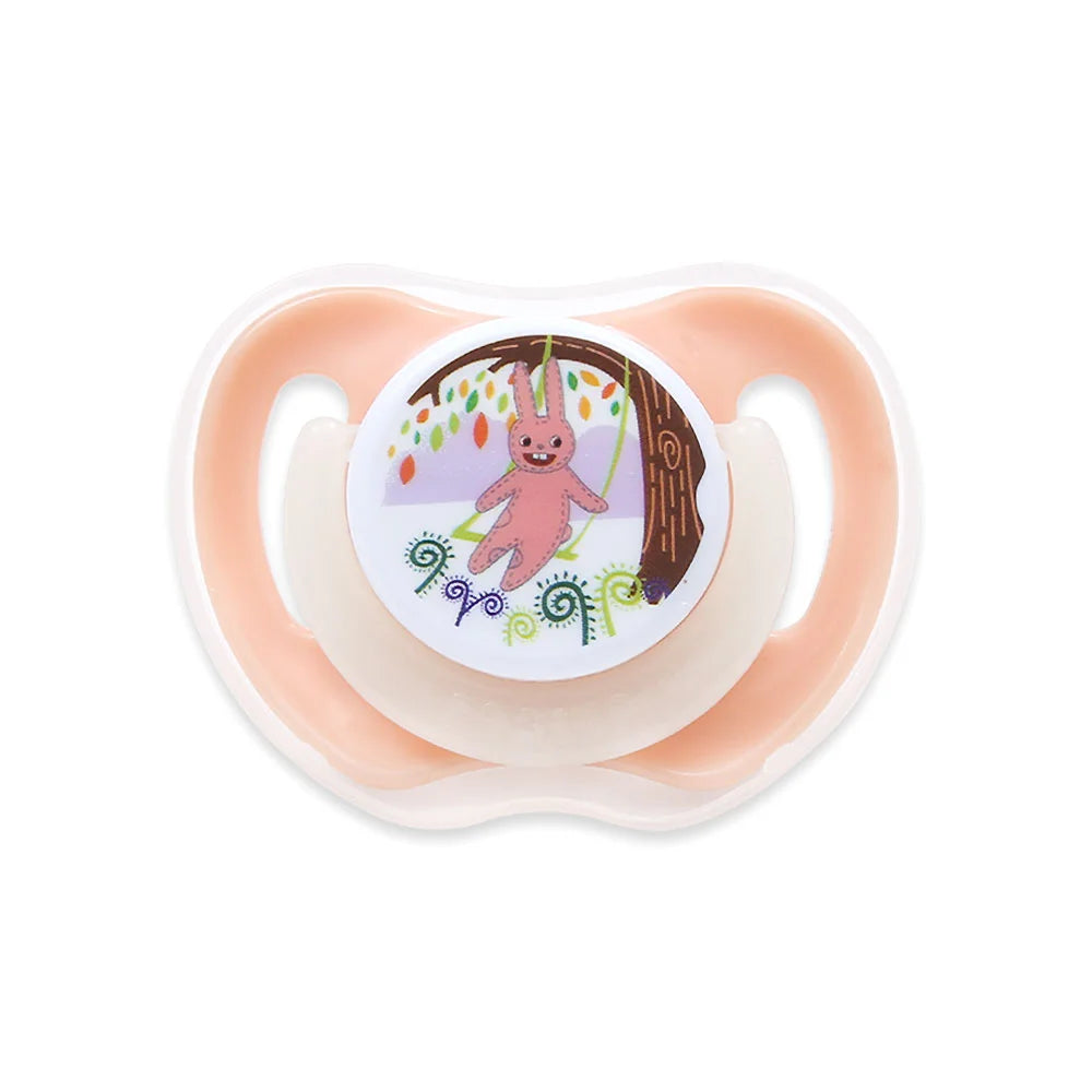 Zubaida's Farlin Newborn Glow-in-Dark Pacifier 6M+ Peach - BA-10020-M - Zubaidas Official™