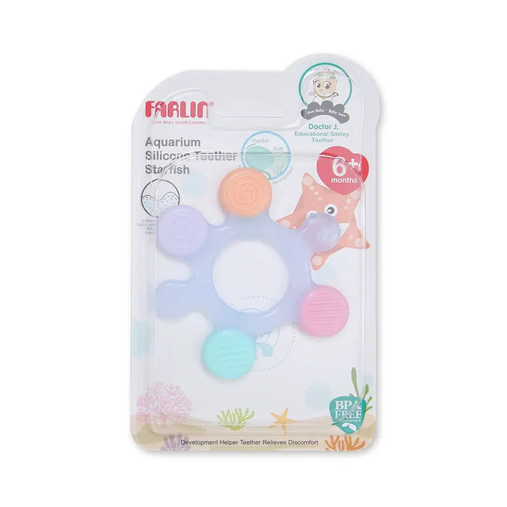 Zubaida's Farlin Silicone Teether Blue - BB-20007 - Zubaidas Official™