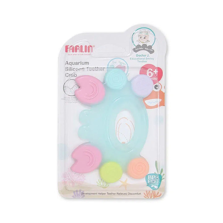 Zubaida's Farlin Silicone Teether Crab Green - BB-20008 - Zubaidas Official™