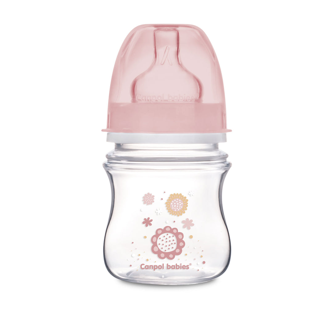 Zubaida's Canpol babies Easystart Anti-colic Wide Neck Bottle 120ml PP NEWBORN BABY pink - 35/216 - Zubaidas Official™