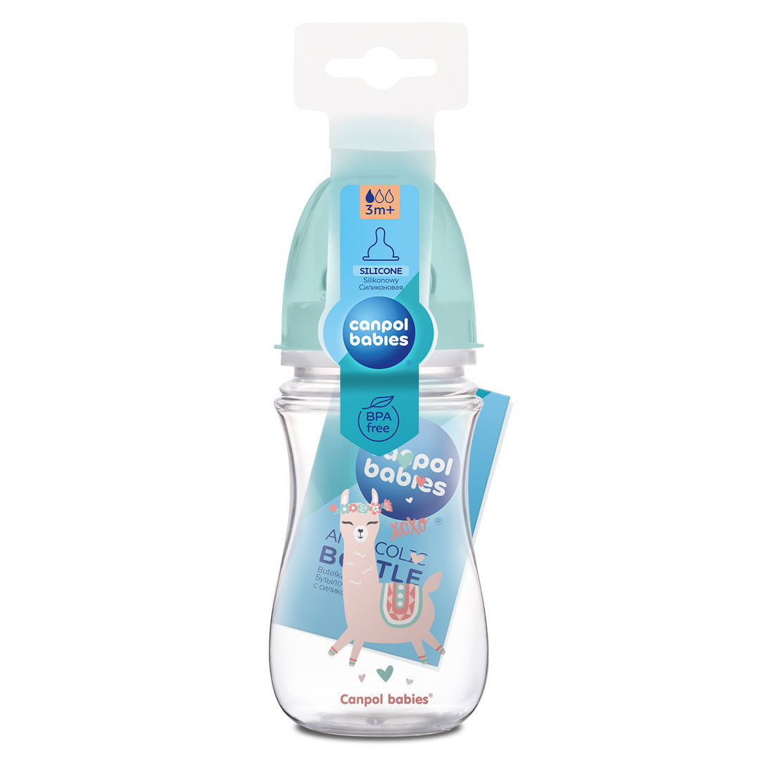 Zubaida's Canpol babies Easystart Anti-colic Wide Neck Bottle 240ml PP EXOTIC ANIMALS green - 35/221 - Zubaidas Official™