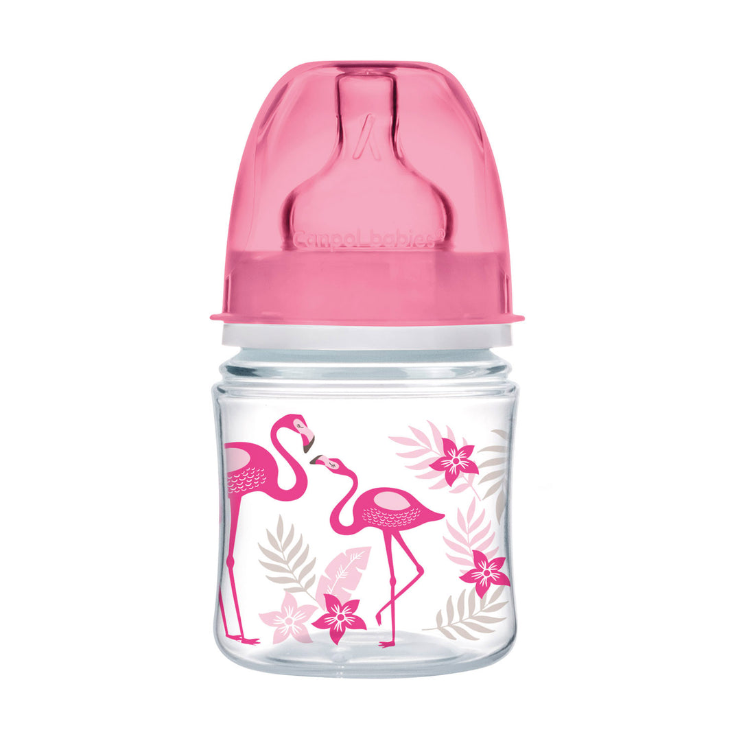 Zubaida's Canpol babies Easy Start Anti-colic Wide Neck Bottle 120ml PP JUNGLE coral - 35/226 - Zubaidas Official™