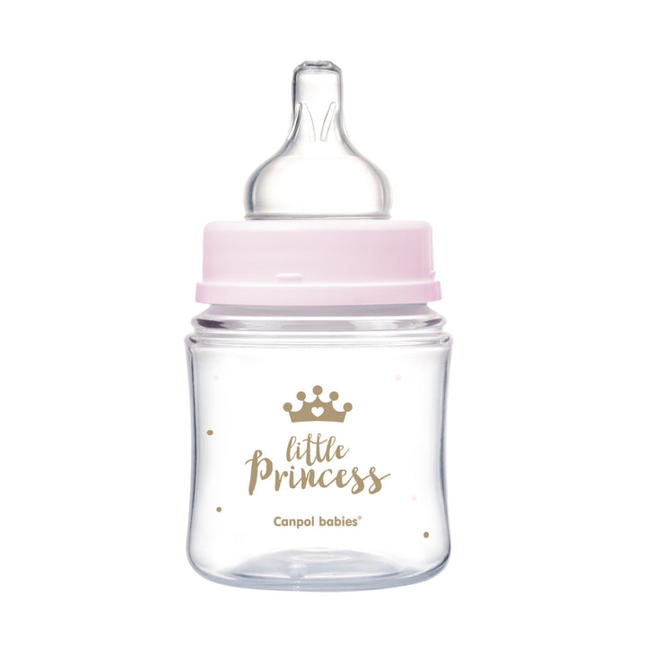 Zubaida's Canpol babies Anti-colic Wide Neck Bottle 120ml PP Easy Start ROYAL BABY Pink - 35/233 - Zubaidas Official™