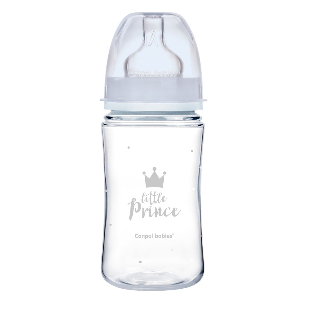 Zubaida's Canpol babies Anti-colic Wide Neck Bottle 240ml PP Easy Start ROYAL BABY blue - 35/234 - Zubaidas Official™