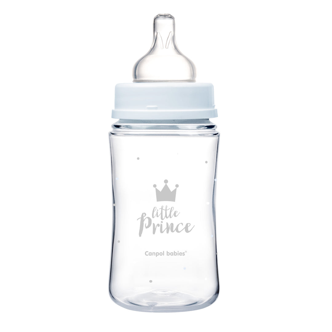 Zubaida's Canpol babies Anti-colic Wide Neck Bottle 240ml PP Easy Start ROYAL BABY blue - 35/234 - Zubaidas Official™