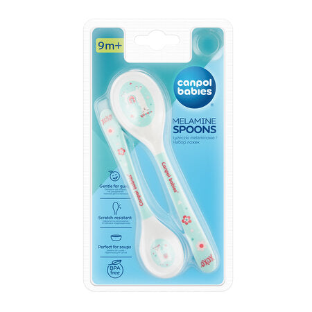 Zubaida's Canpol Babies Melamine Spoons 2pcs EXOTIC ANIMALS - 4/530 - Zubaidas Official™