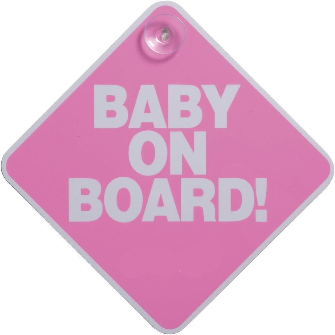 Zubaida's Baby On Board Sign - Pink - Zubaidas Official™