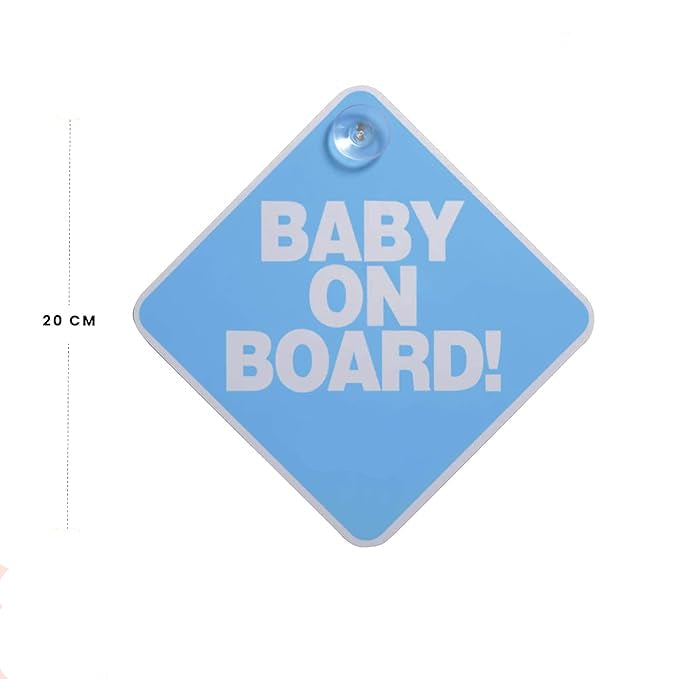 Zubaida's Baby On Board Sign - Blue - Zubaidas Official™