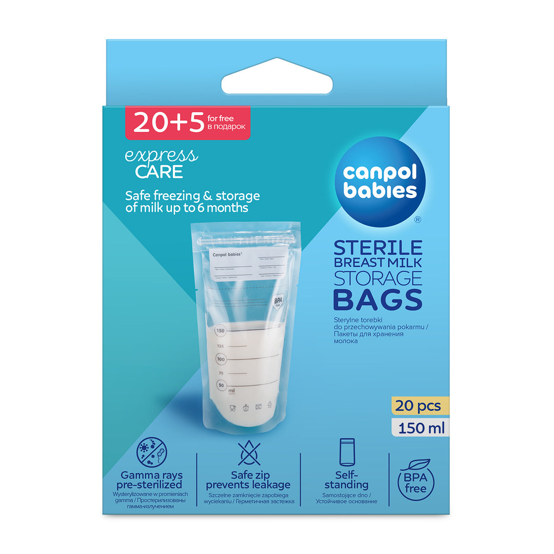 Zubaida's Canpol babies Breast Milk Storage Bags 25 pcs 150ml - 70/001 - Zubaidas Official™
