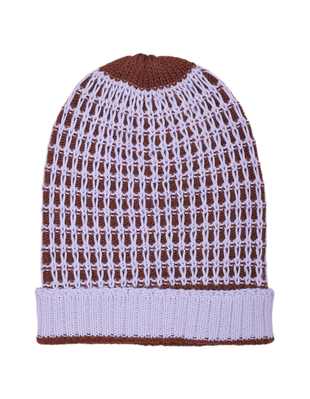 Zubaida's Woolen Checkered Brown and White - Zubaidas Official™