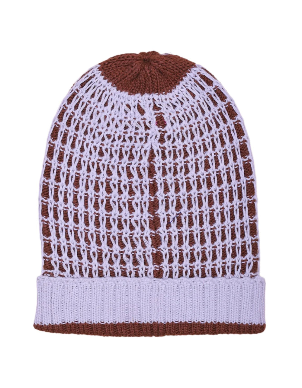 Zubaida's Woolen Checkered Brown and White - Zubaidas Official™