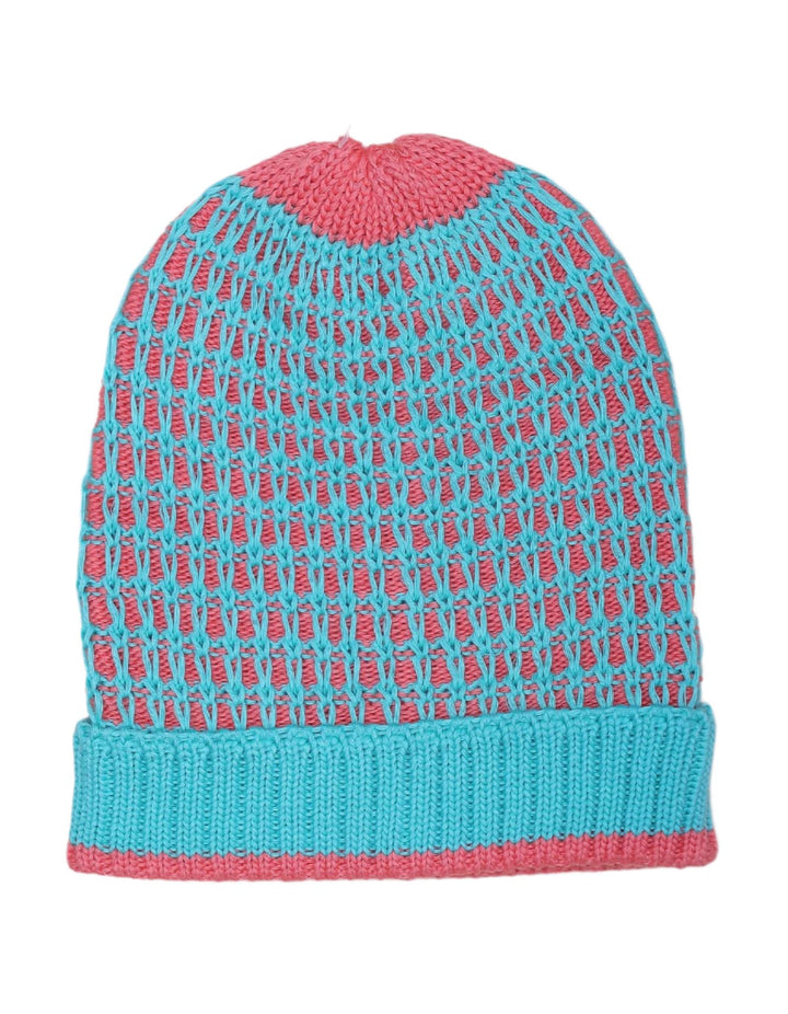 Zubaida's Woolen Checkered Sea Green and Peach Pink - Zubaidas Official™