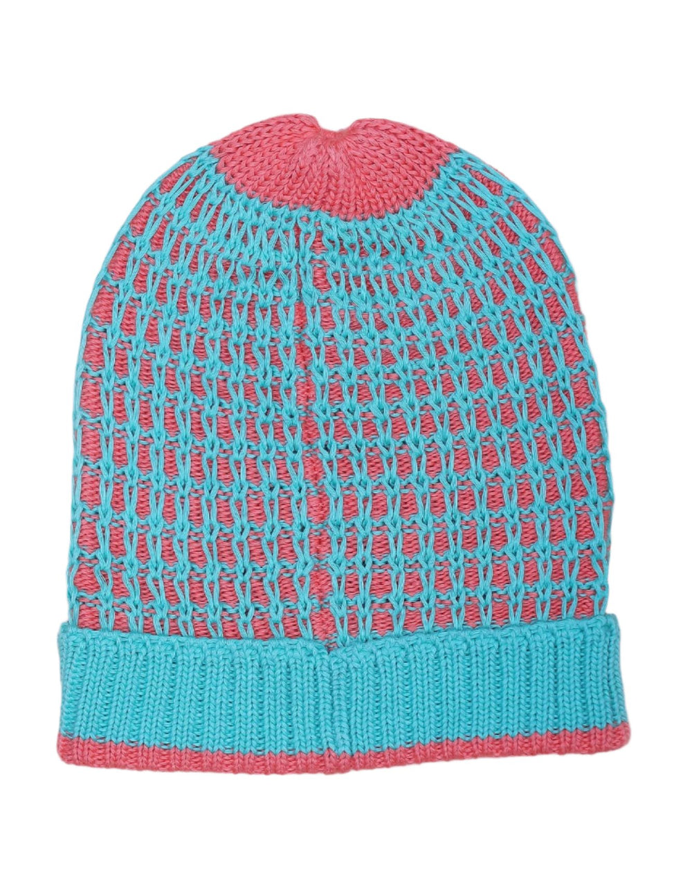 Zubaida's Woolen Checkered Sea Green and Peach Pink - Zubaidas Official™