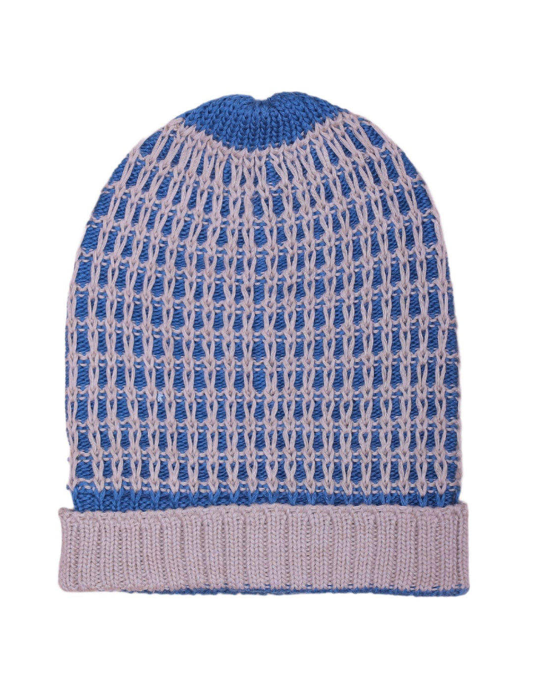 Zubaida's Woolen Checkered  Blue and Beige - Zubaidas Official™