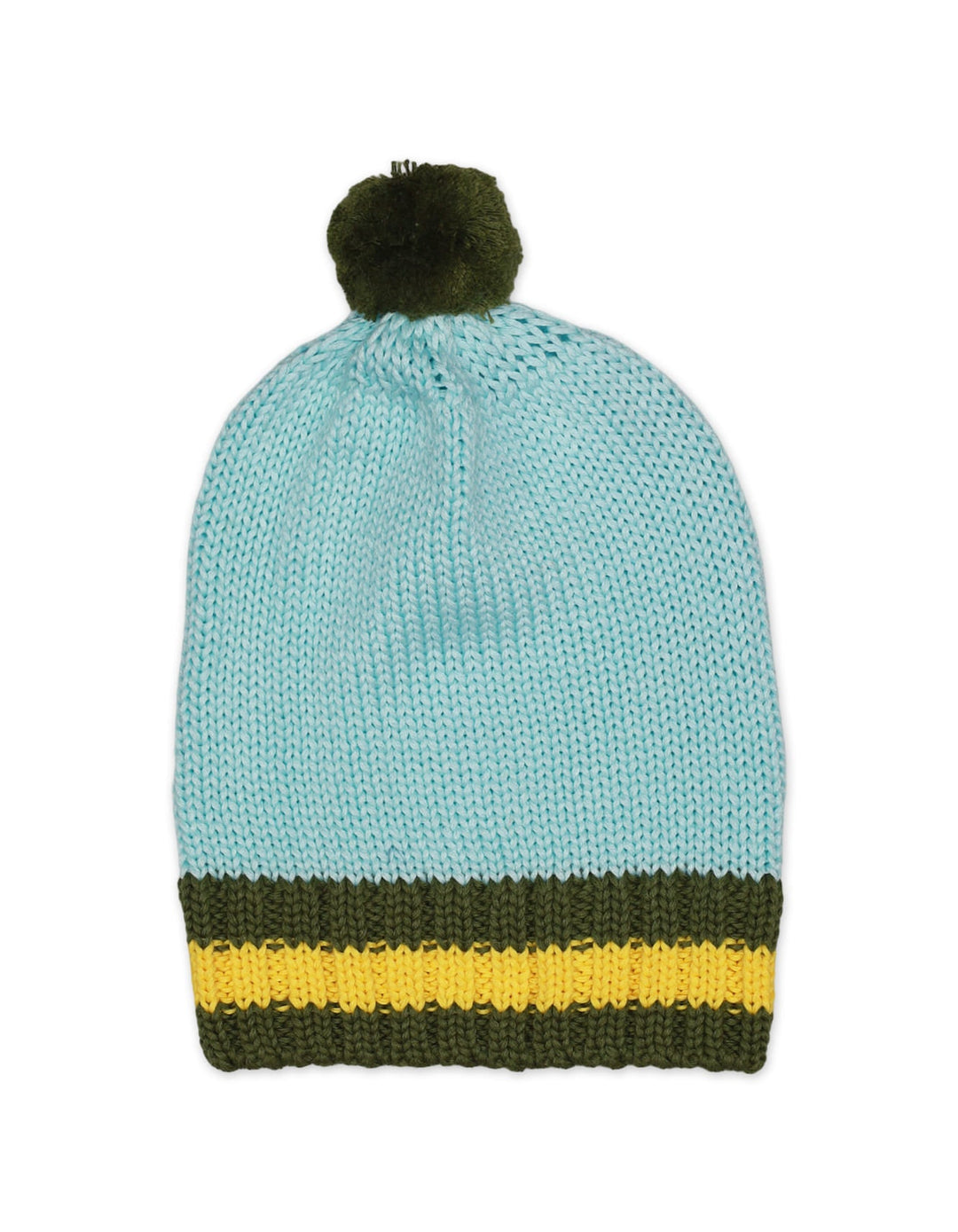 Zubaida's Caps Woolen Sky Blue With Stripes - Zubaidas Official™