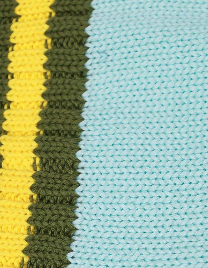 Zubaida's Caps Woolen Sky Blue With Stripes - Zubaidas Official™