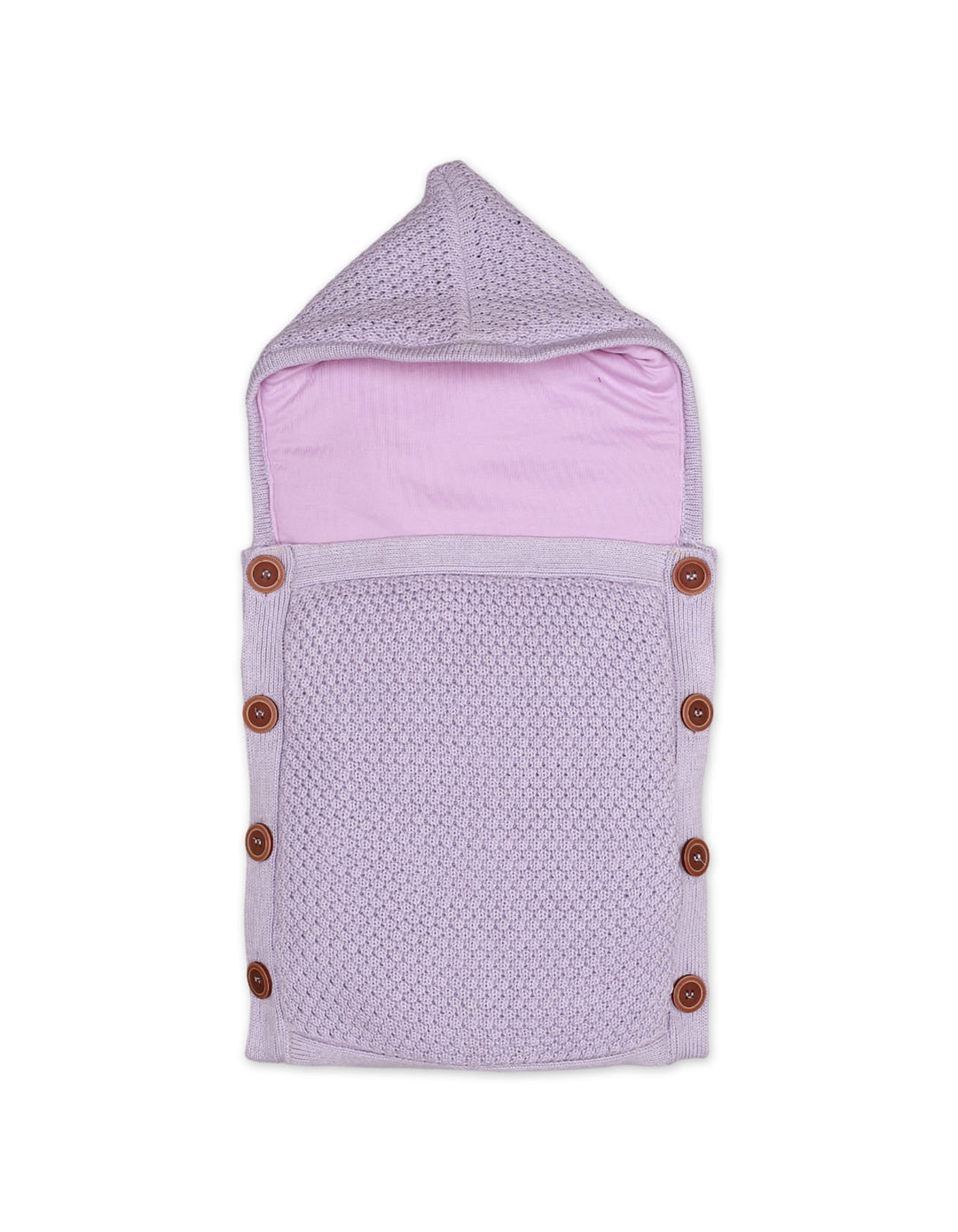 Zubaida's Carry Nest Woolen Lilac Front Button - Zubaidas Official™