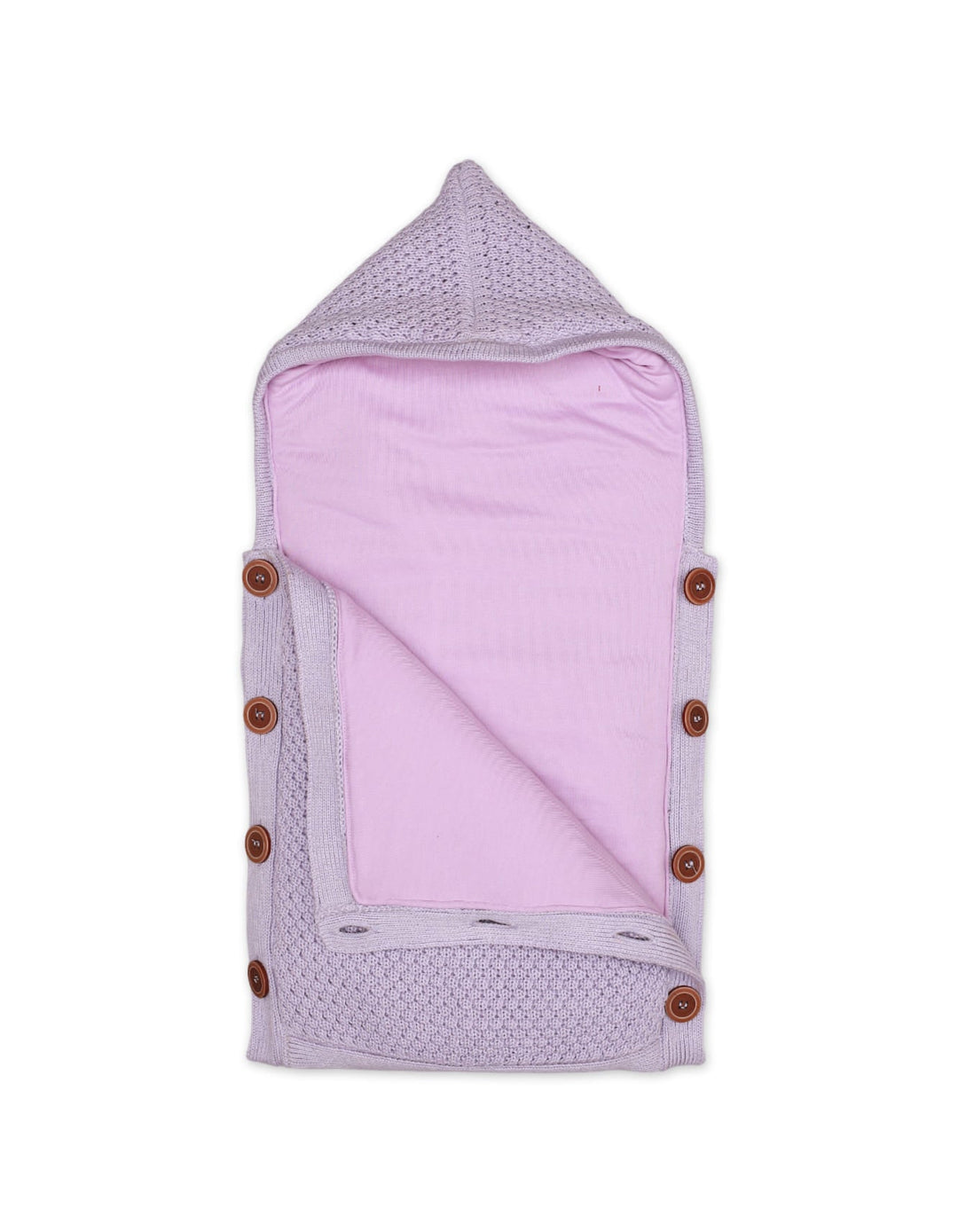 Zubaida's Carry Nest Woolen Lilac Front Button - Zubaidas Official™
