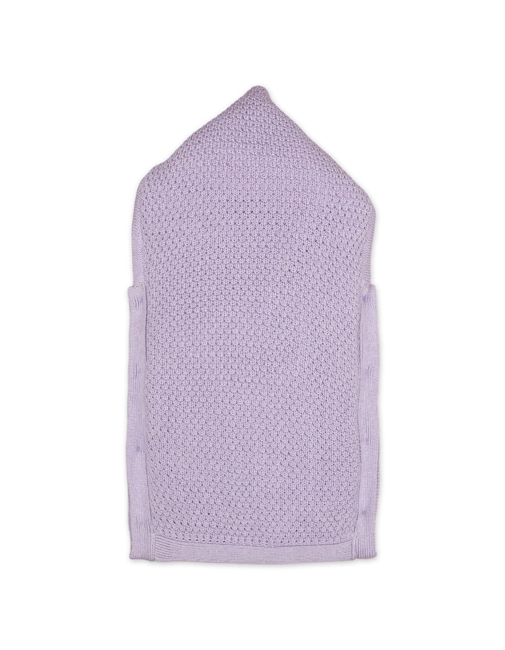 Zubaida's Carry Nest Woolen Lilac Front Button - Zubaidas Official™
