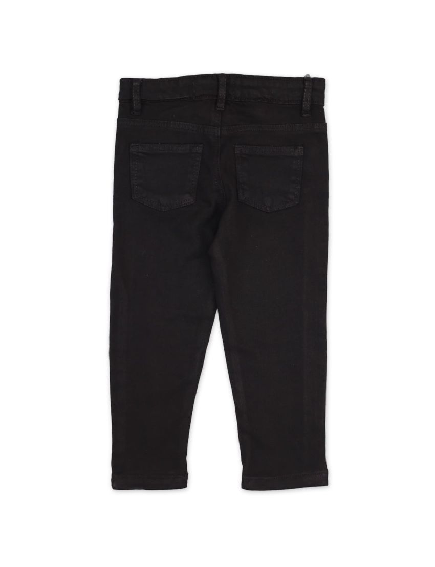 Zubaida's Black Denim Pants with Sequins Stripes for Girls - Zubaidas Official™
