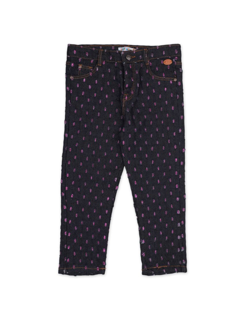 Zubaida's Black Pants with Pink Dots for Girls - Zubaidas Official™