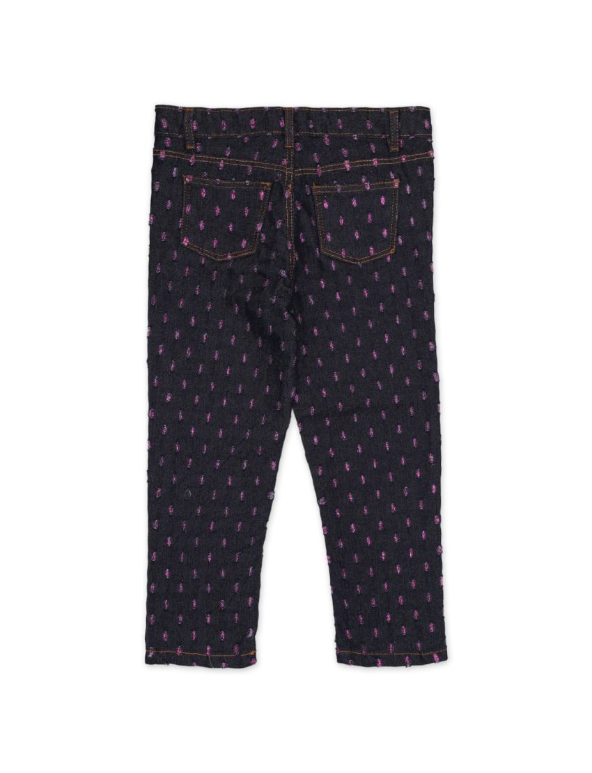 Zubaida's Black Pants with Pink Dots for Girls - Zubaidas Official™