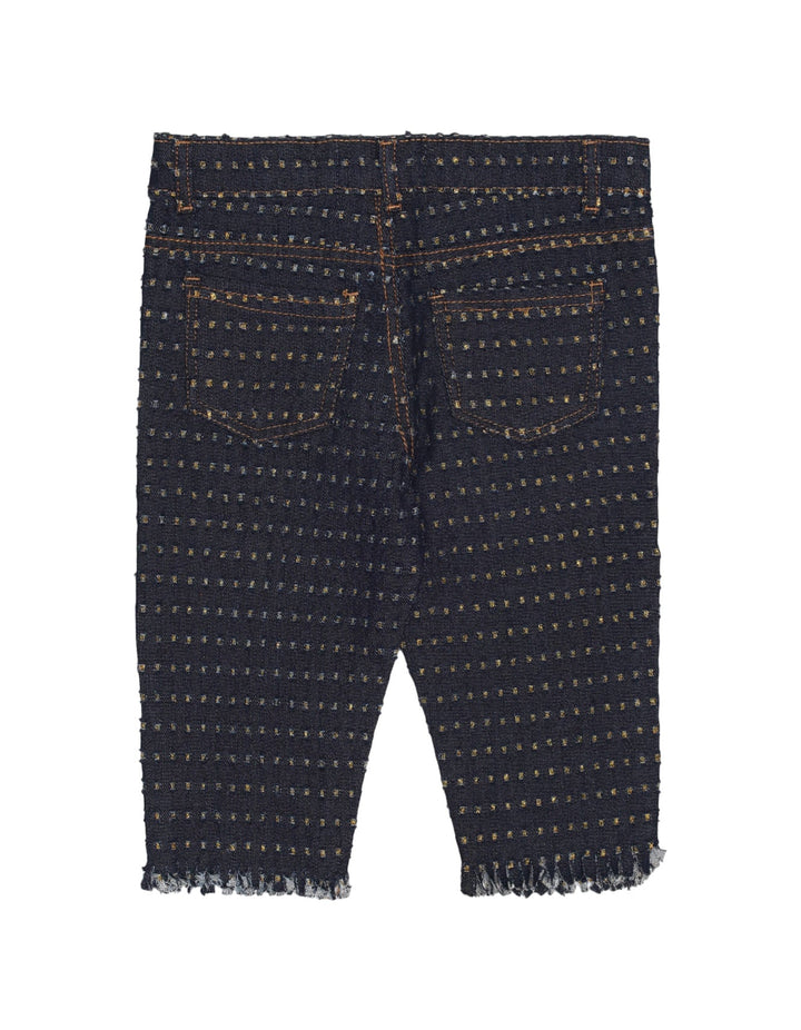 Zubaida's Pant Twill Blue Square Glitter for Girls - Zubaidas Official™