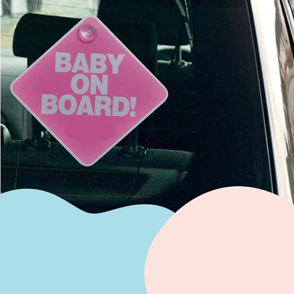 Zubaida's Baby On Board Sign - Pink - Zubaidas Official™