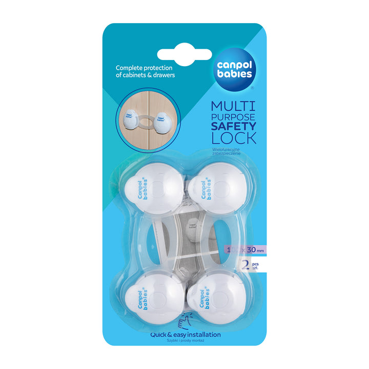 Zubaida's Canpol babies Multi Purpose Safety Lock Short 2 Pcs - 74/010 - Zubaidas Official™