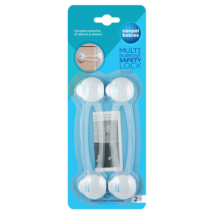 Zubaida's Canpol babies Multi Purpose Safety Lock Long 2 Pcs - 74/010 - Zubaidas Official™