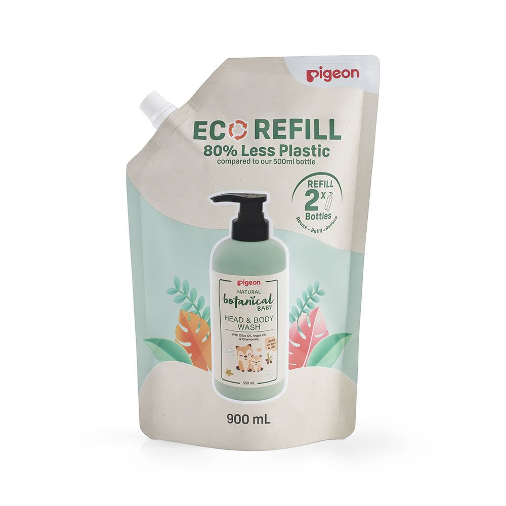 Zubaida's Pigeon Baby Head & Body Wash Refill 900ml - I79799 - Zubaidas Official™